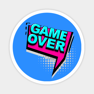 Game Over Retrowave Magnet